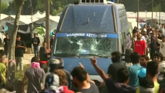 Tensi&oacute;n en Idomeni