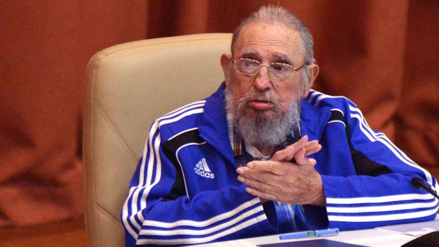 Fidel Castro, en su discurso