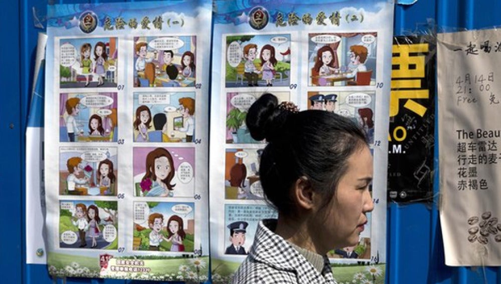 Advertencia del "peligroso amor" con extranjeros en China