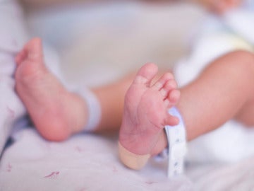 Imagen de los pies de un bebé Imagen de los pies de un bebé