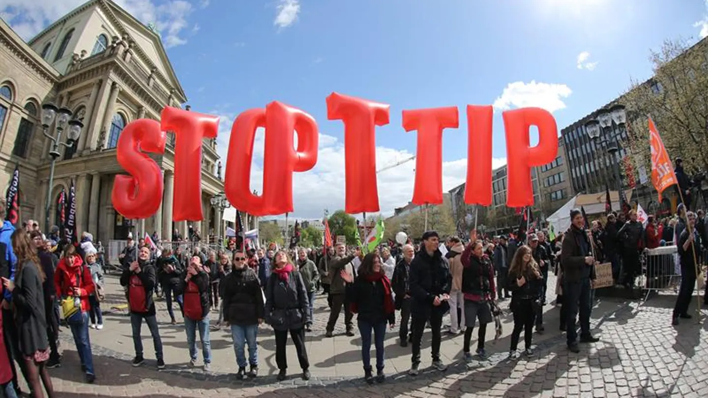 Protestas contra el TTIP en Alemania Protestas contra el TTIP en Alemania