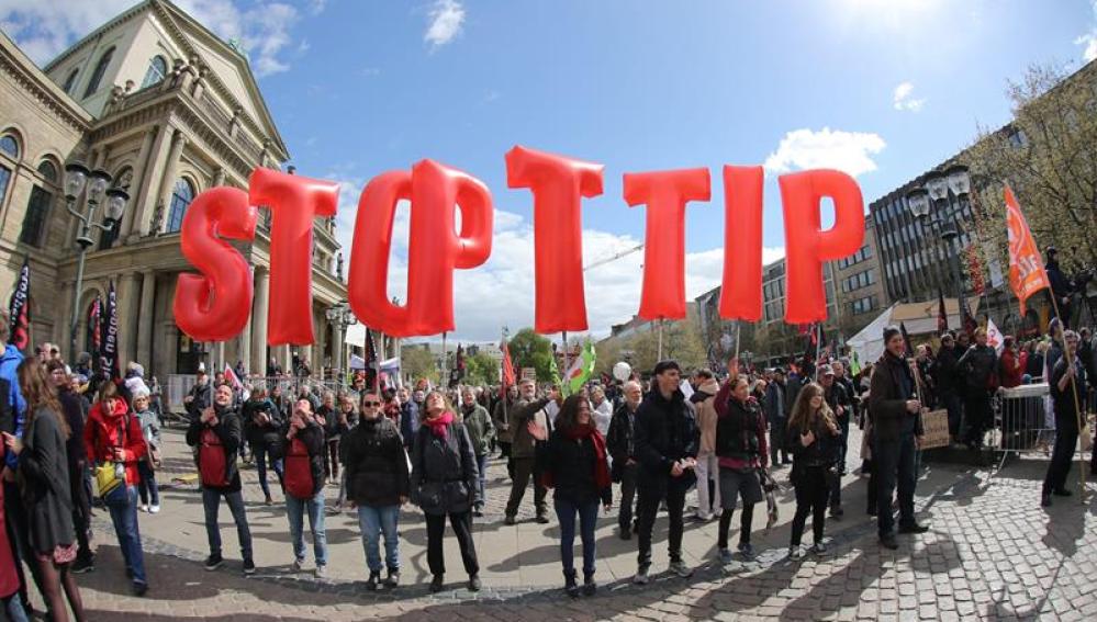 Protestas contra el TTIP en Alemania