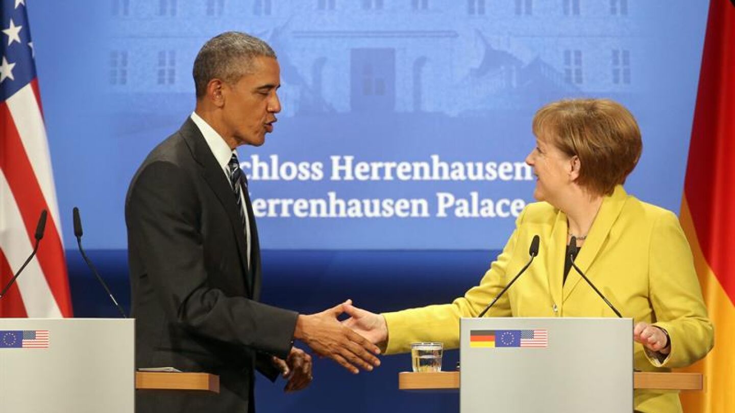 Visita de Obama a Alemania para acelerar las negociaciones del Tratado de Libre Comercio