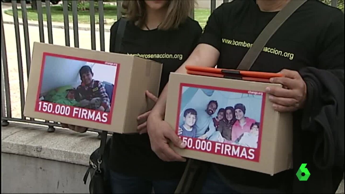 Firmas para traer a Espa&ntilde;a a Osman