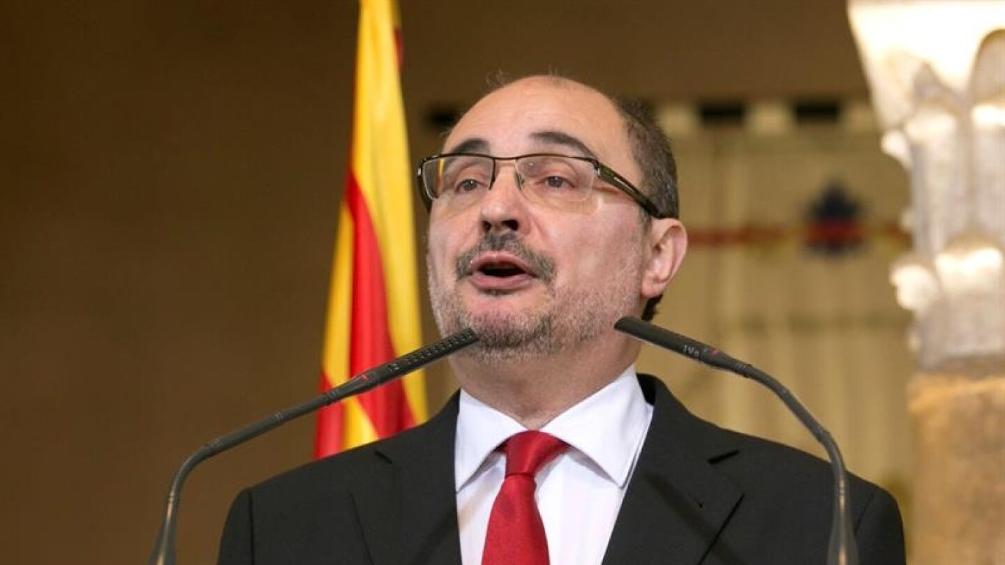 El presidente de Arag&oacute;n, Javier Lamb&aacute;n