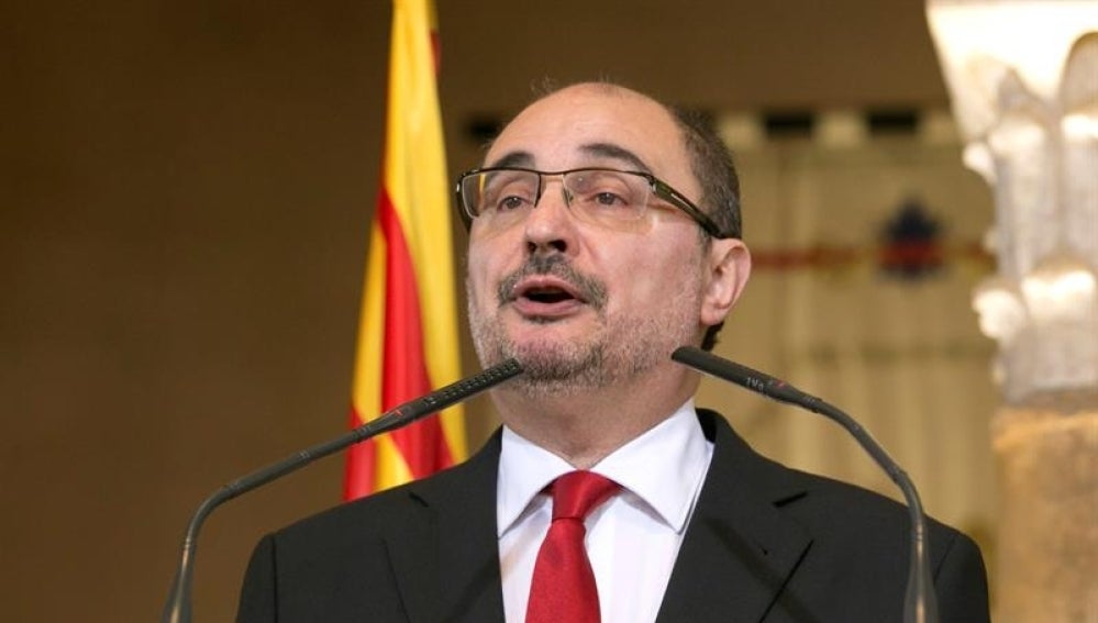 El presidente de Aragón, Javier Lambán