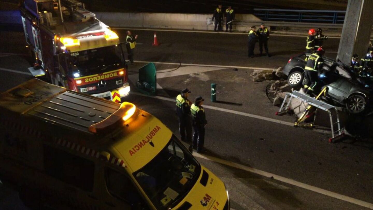 Accidente en la M30