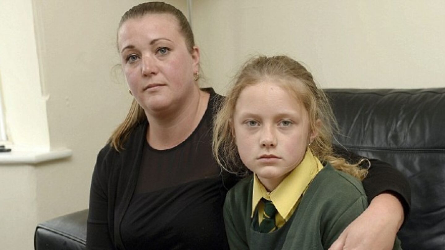 Michelle Smith junto a su hija Amelia