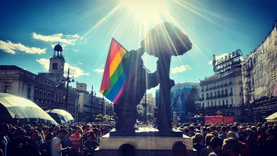 Concentración contra las agresiones homófobas Concentración contra las agresiones homófobas