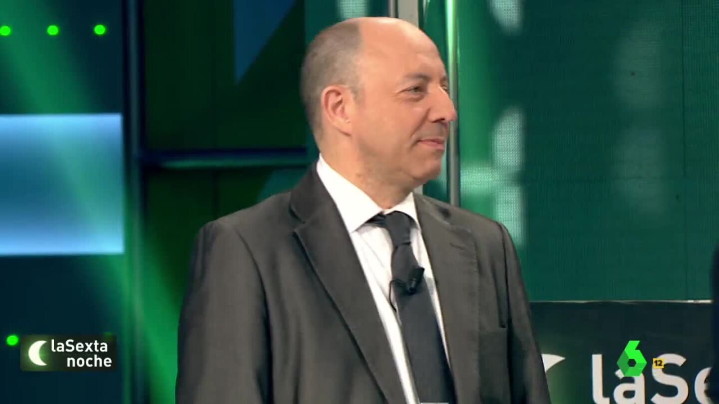 Gonzalo Bernardos, en la pizarra de laSexta Noche