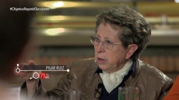 Pilar Ruiz, de 75 años, en El Objetivo