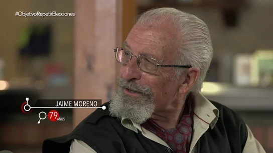 Jaime Moreno, jubilado de 79 años, en El Objetivo Jaime Moreno, jubilado de 79 años, en El Objetivo
