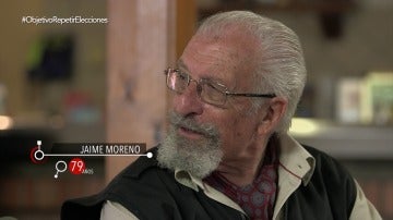 Jaime Moreno, jubilado de 79 años, en El Objetivo