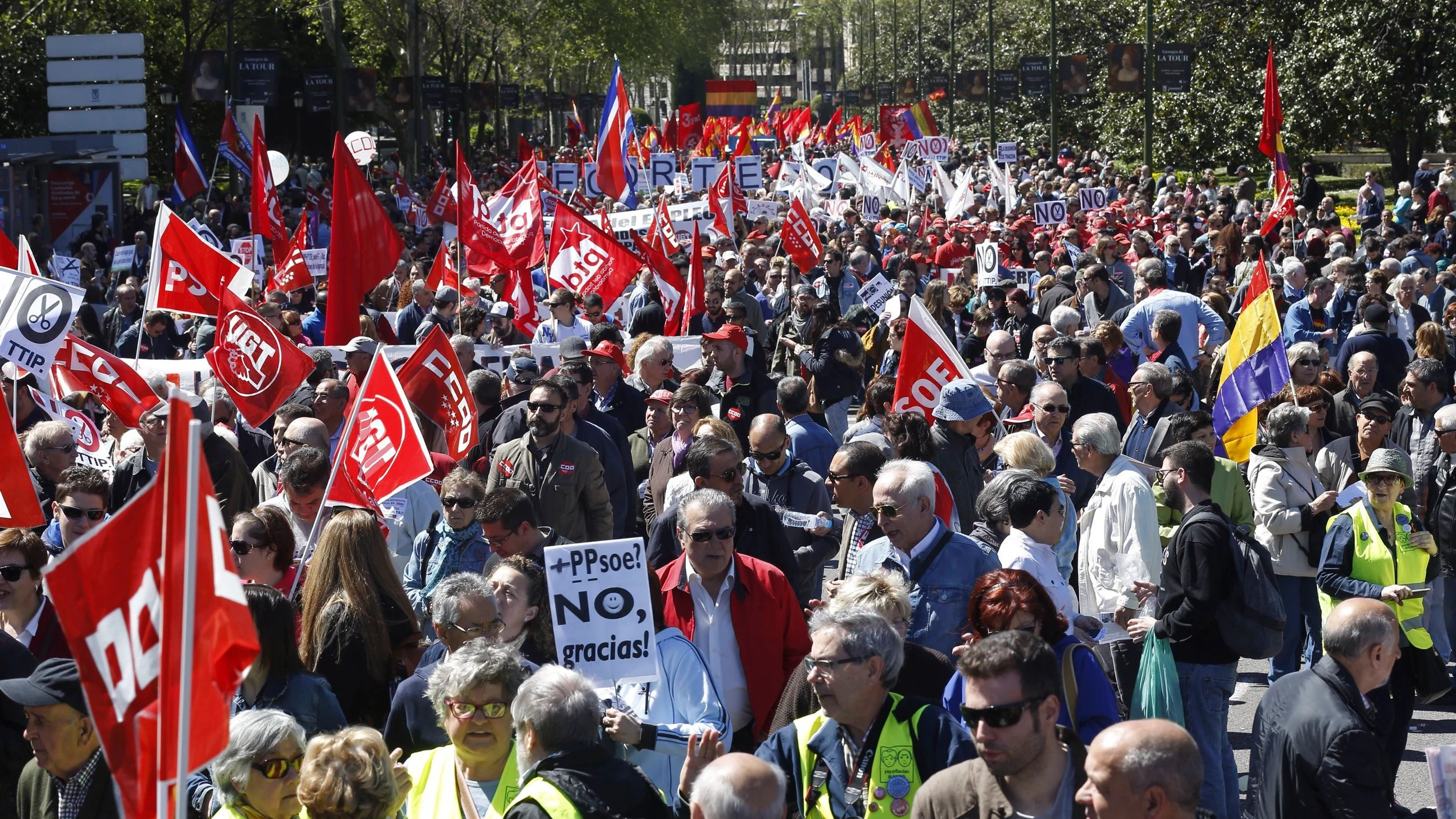 Manifestación por el Día del Trabajo