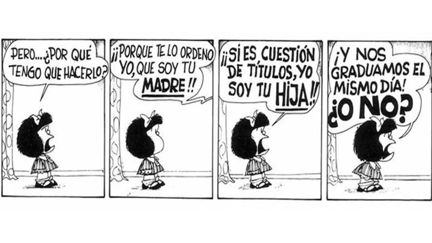 Viñeta de Mafalda Viñeta de Mafalda