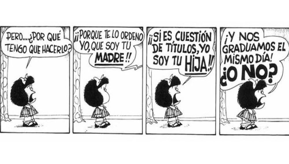 Viñeta de Mafalda