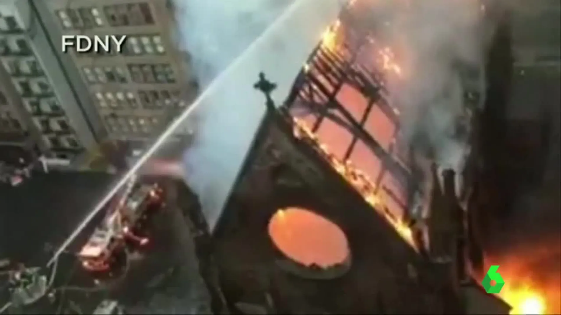 Incendio en una iglesia ortodoxa en Manhattan