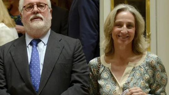 Miguel Arias Cañete con su mujer Micaela Domecq Miguel Arias Cañete con su mujer Micaela Domecq