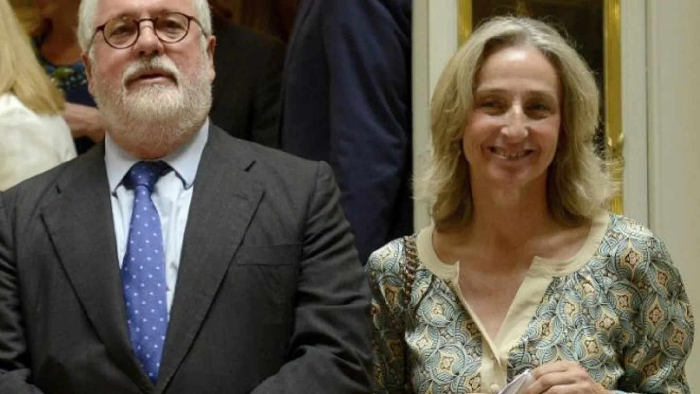 Miguel Arias Cañete con su mujer Micaela Domecq Miguel Arias Cañete con su mujer Micaela Domecq