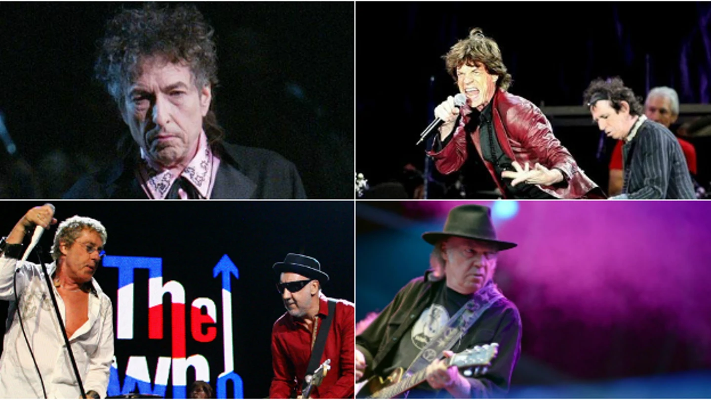 Un festival une a The Rolling Stones, Bob Dylan, The Who y Neil Young Un festival une a The Rolling Stones, Bob Dylan, The Who y Neil Young