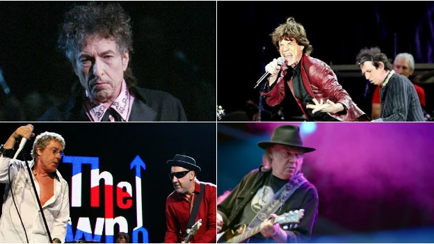 Un festival une a The Rolling Stones, Bob Dylan, The Who y Neil Young
