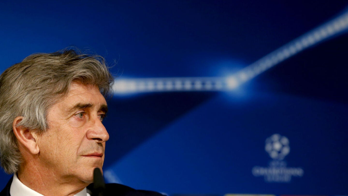 Pellegrini, en rueda de prensa