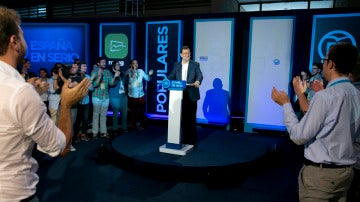 Mariano Rajoy en una convención con las Nuevas Generaciones del PP