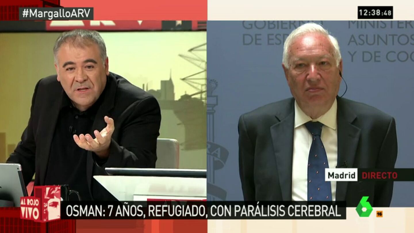 Frame 0.47299 de: Garc&iacute;a-Margallo: "Estamos todos volcados para traer a Osman a Espa&ntilde;a"