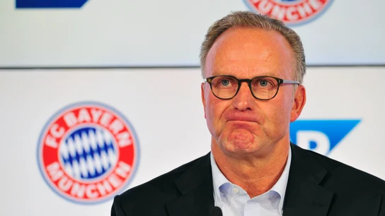 Rummenigge durante un acto con el Bayern de Múnich Rummenigge durante un acto con el Bayern de Múnich
