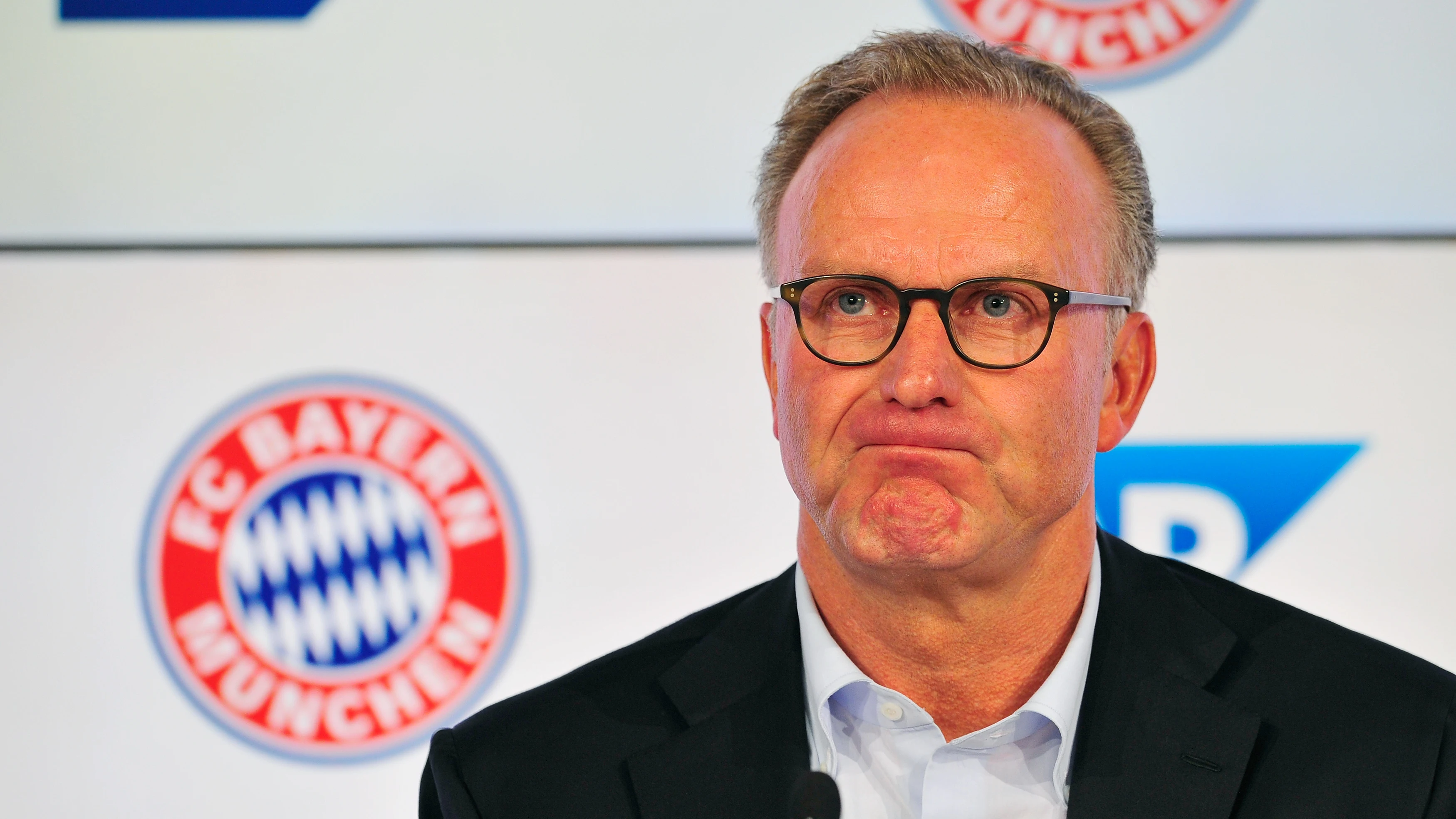 Rummenigge durante un acto con el Bayern de Múnich