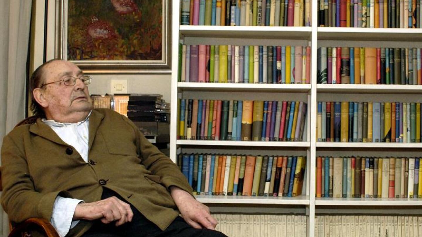 El escritor vallisoletano Miguel Delibes