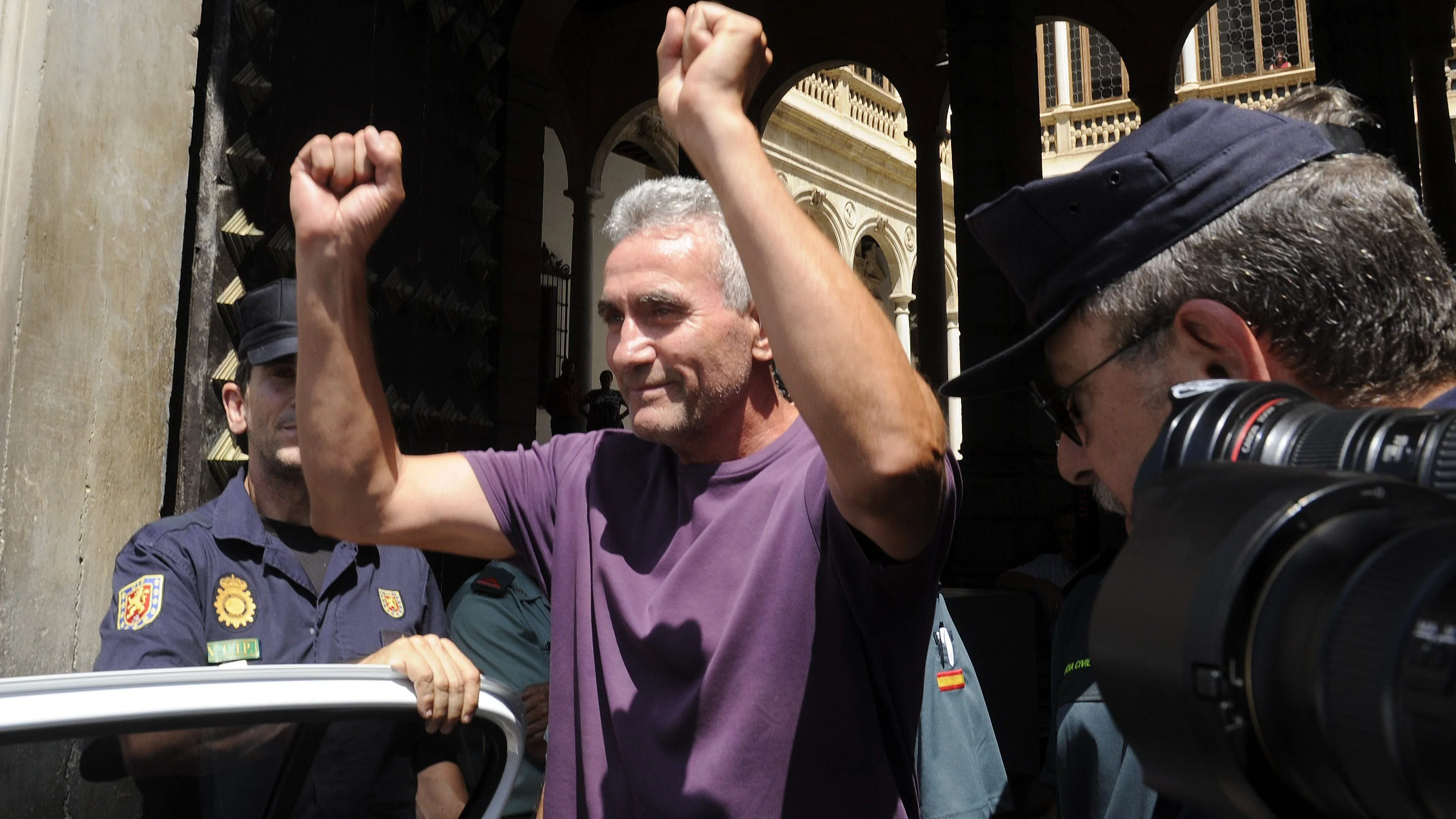 El dirigente del Sindicato Andaluz de Trabajadores (SAT) Diego Cañamero