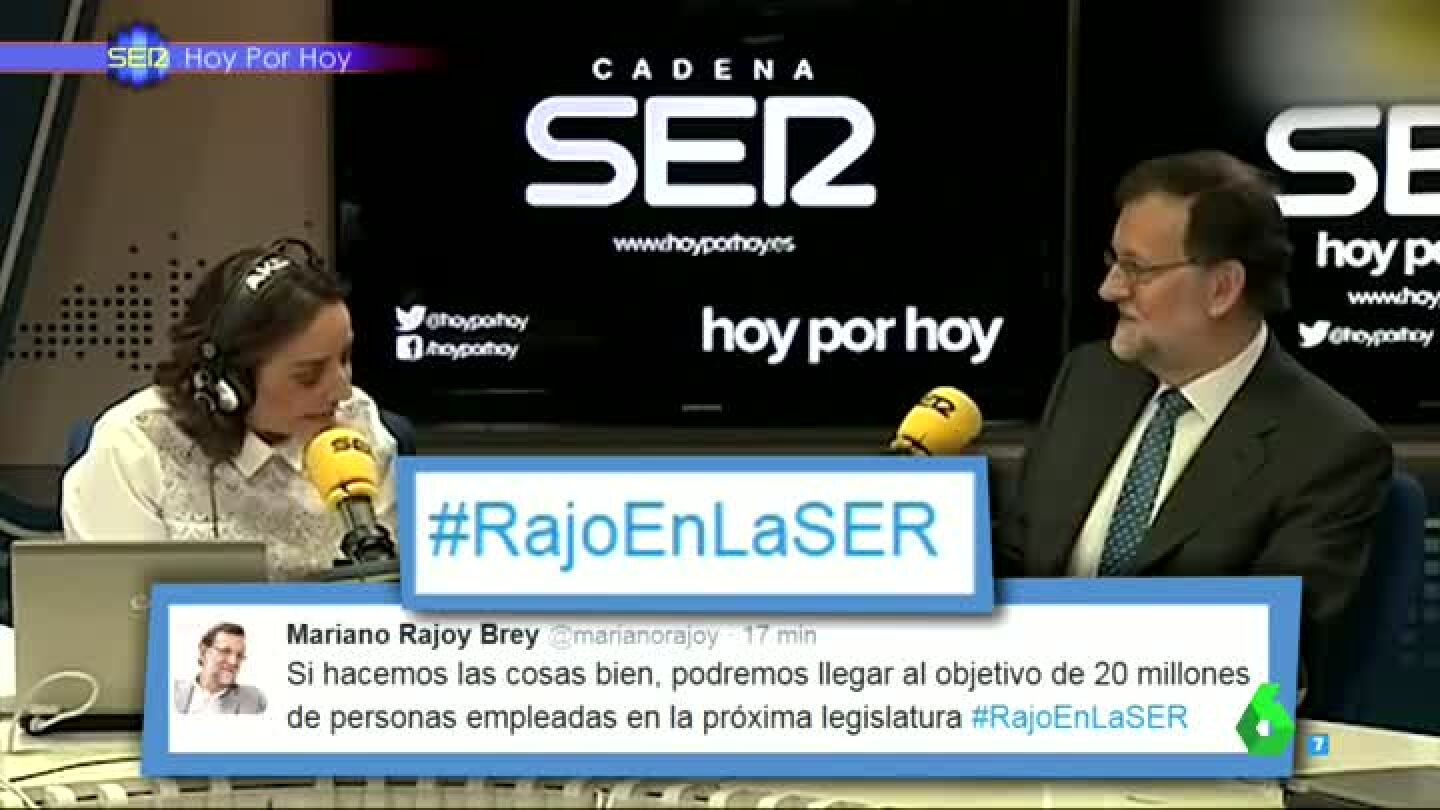 La metedura de pata del presidente en funciones en Twitter con #RajoEnLaSER