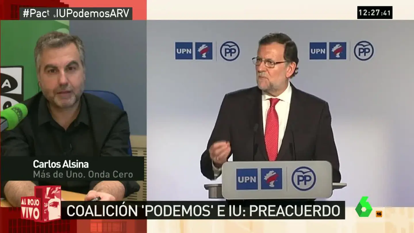 Carlos Alsina escucha a Rajoy Carlos Alsina escucha a Rajoy