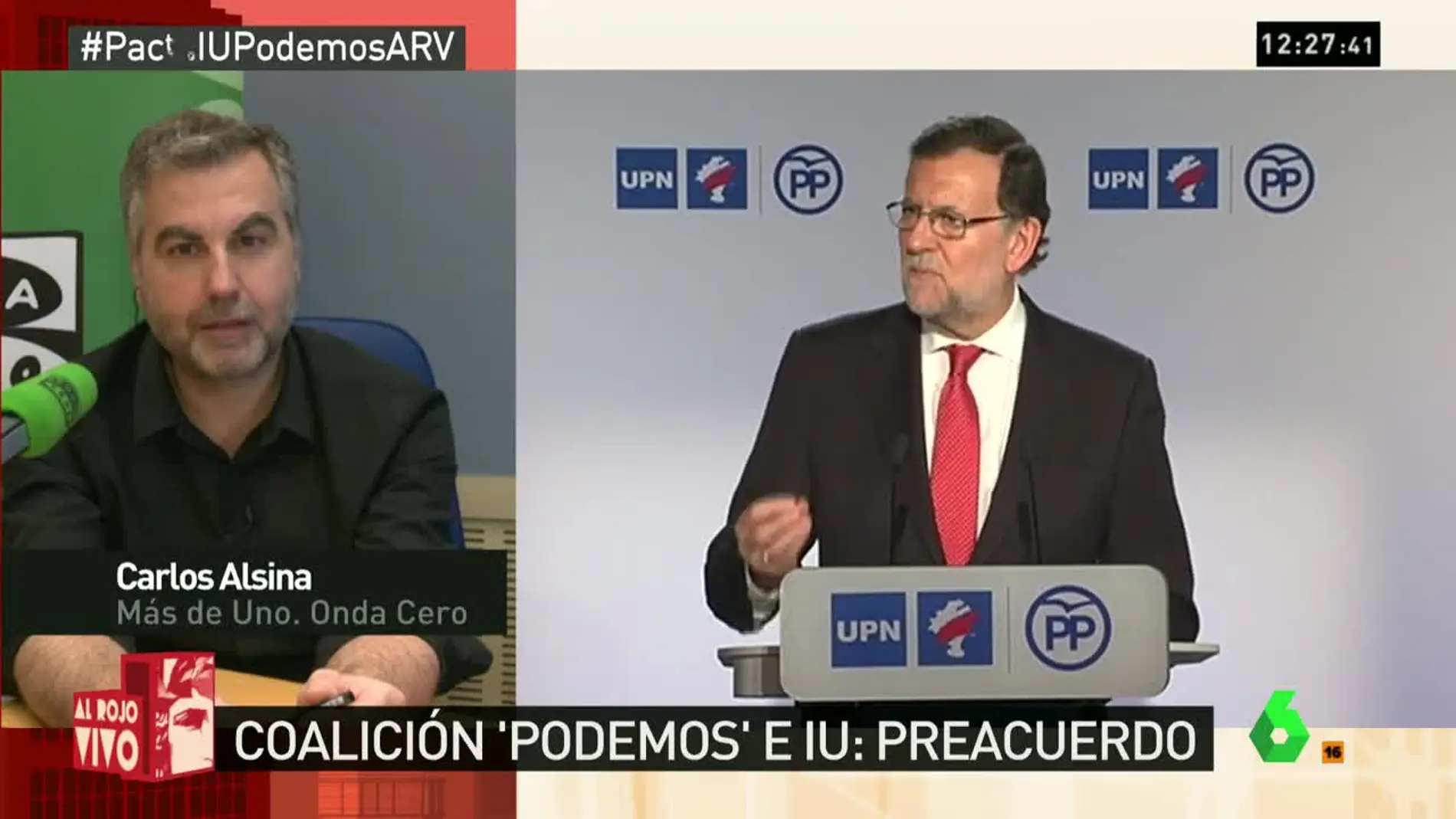 Carlos Alsina escucha a Rajoy