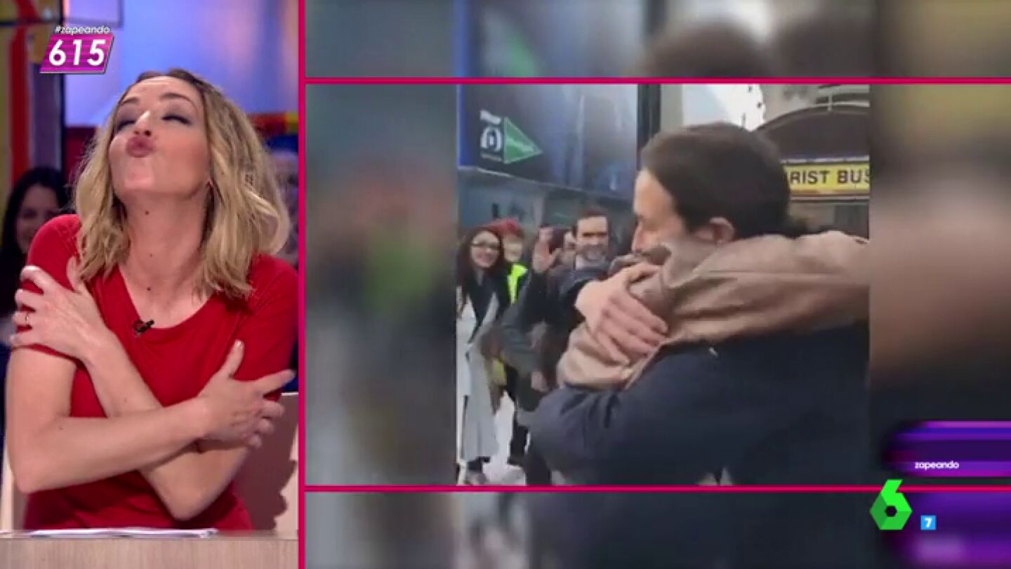 Anna Simon propone que Julio Iglesias acompa&ntilde;e el &lsquo;abrazo&rsquo; de Garz&oacute;n e Iglesias