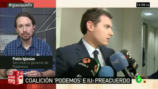 Iglesias habla de las críticas al acuerdo Iglesias habla de las críticas al acuerdo