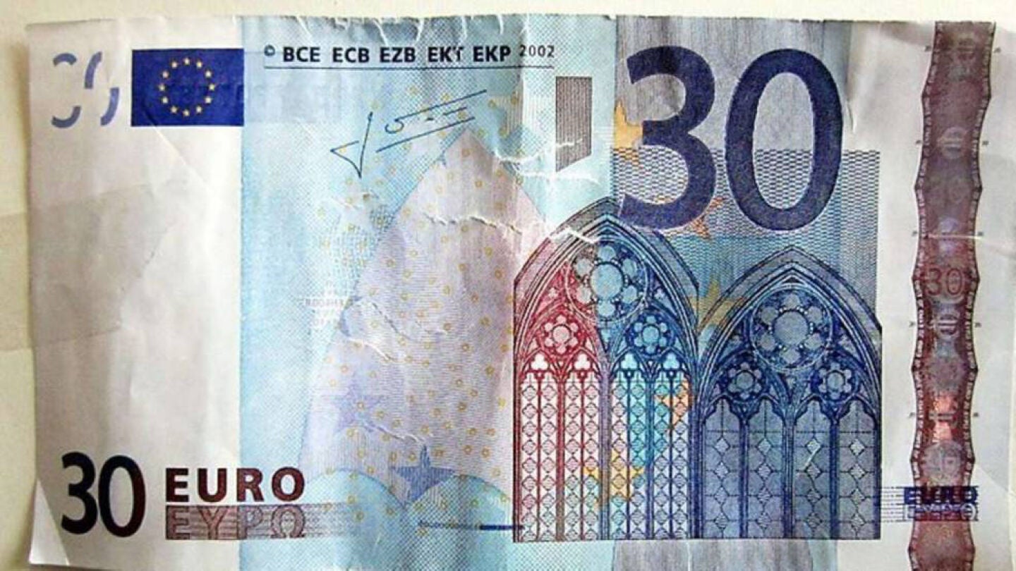 Billete de 30 euros