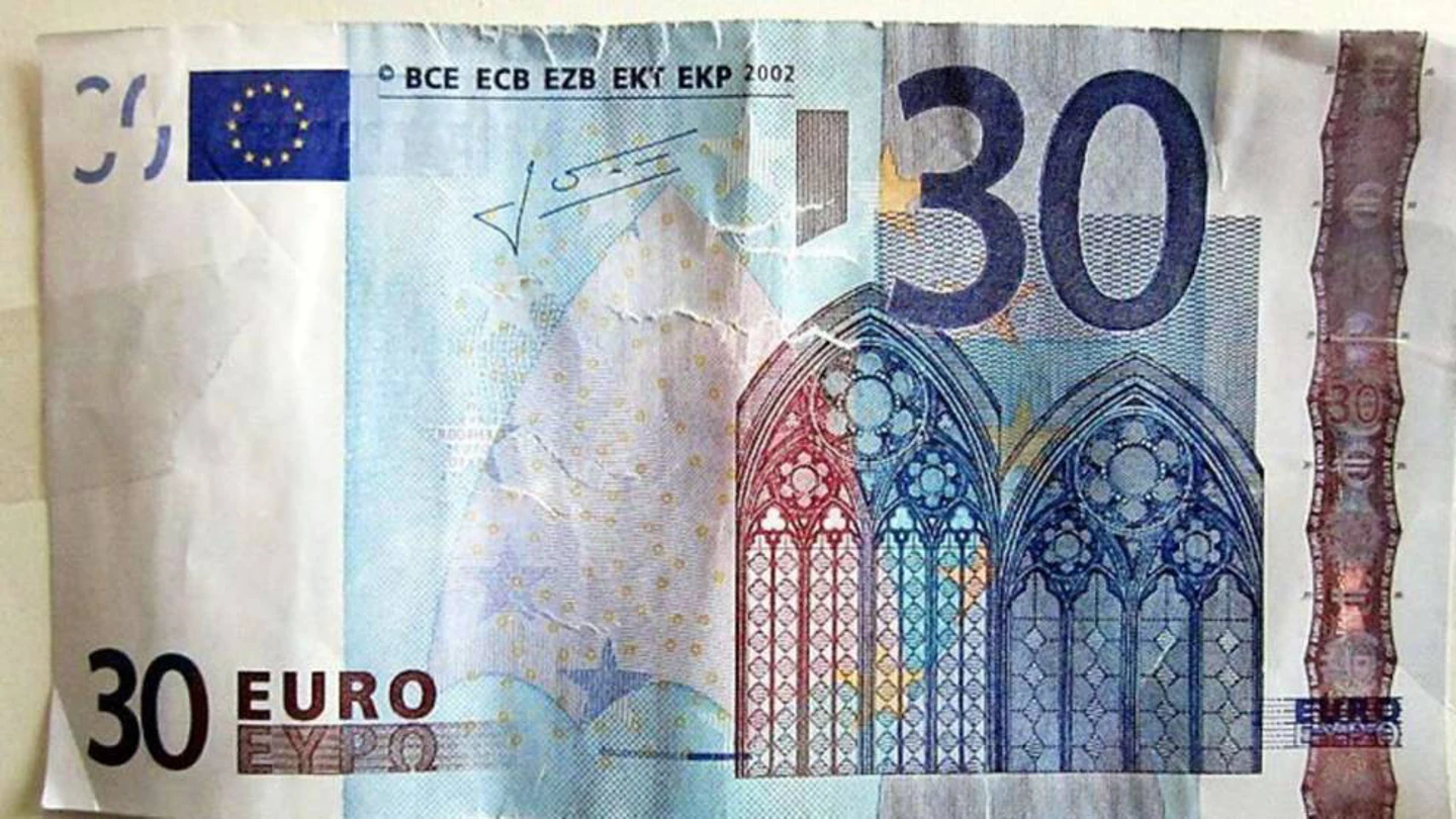 Billete de 30 euros Billete de 30 euros