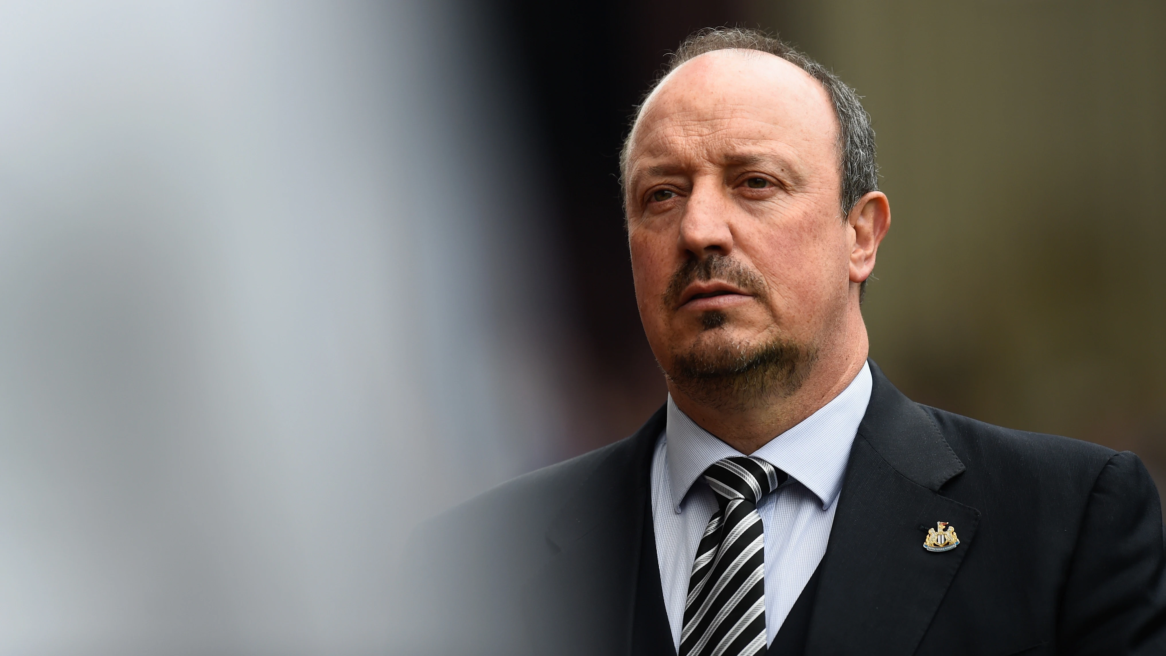 Rafa Benítez, cabizbajo Rafa Benítez, cabizbajo