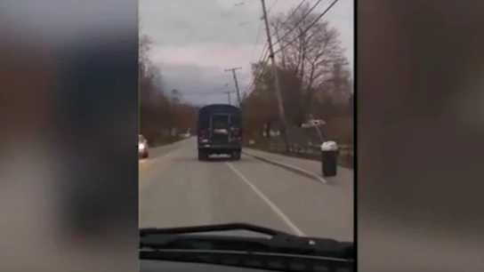 Imagen del autobús que conducía el menor Imagen del autobús que conducía el menor