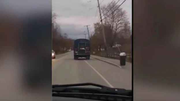 Imagen del autobús que conducía el menor