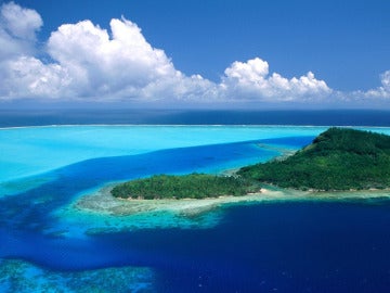 Imagen de una isla del Pacífico Imagen de una isla del Pacífico