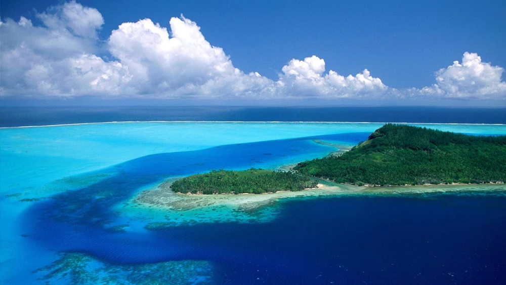 Imagen de una isla del Pacífico Imagen de una isla del Pacífico