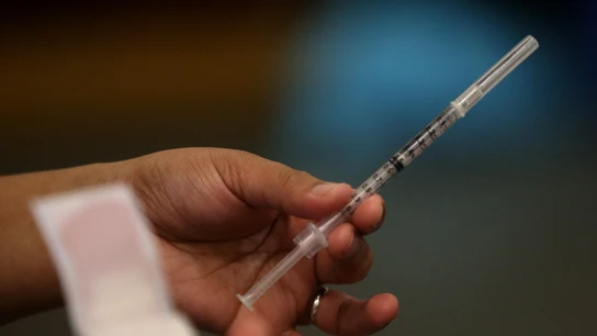 Una jeringuilla Una jeringuilla