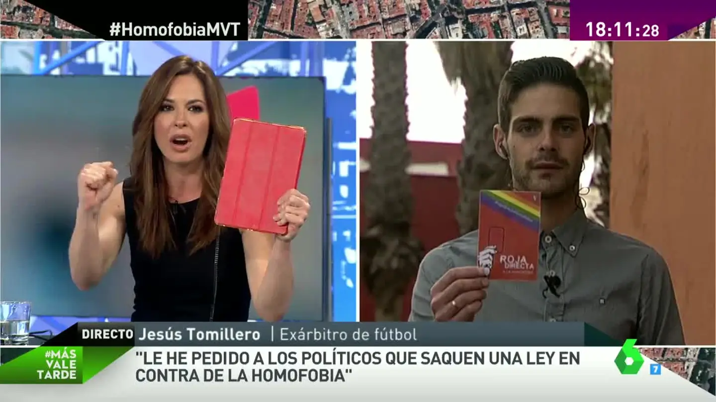 Tarjeta roja a la homofobia Tarjeta roja a la homofobia