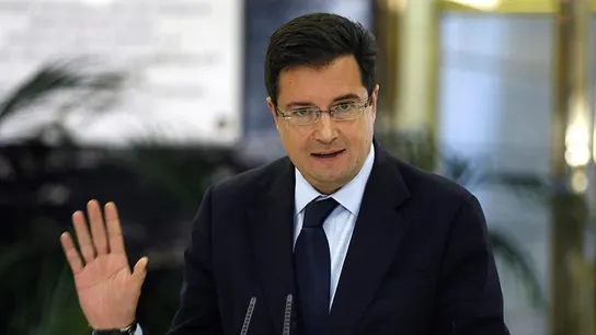 El portavoz del PSOE, Óscar López en el Senado El portavoz del PSOE, Óscar López en el Senado