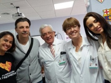 Pilar Rubio y Armando del Río, en el Día del Niño Hospitalizado Pilar Rubio y Armando del Río, en el Día del Niño Hospitalizado