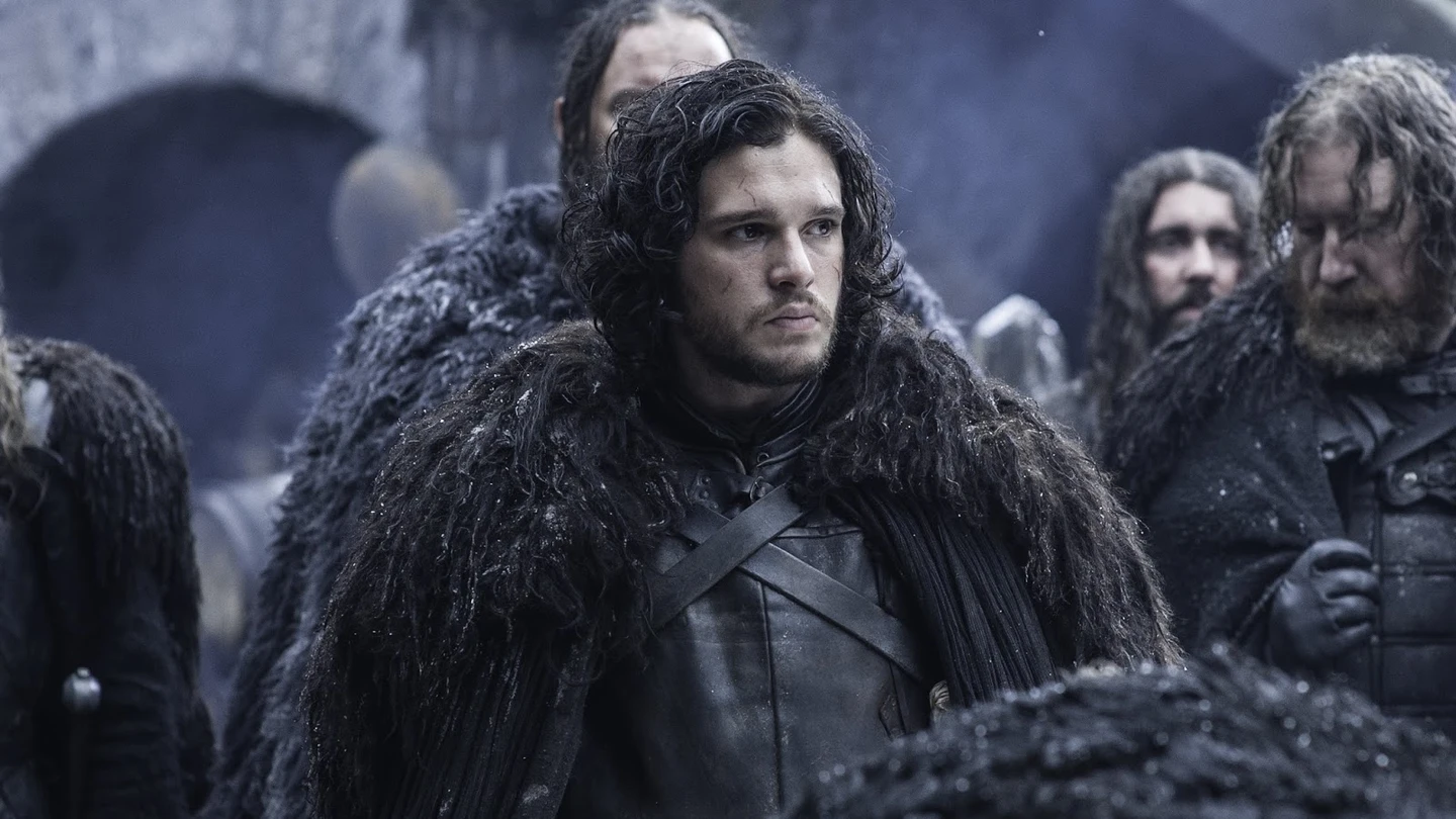 Jon Snow junto a otros miembros de la Guardia de la Noche Jon Snow junto a otros miembros de la Guardia de la Noche