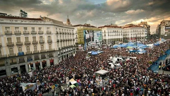 El 15M en la Plaza del Sol El 15M en la Plaza del Sol